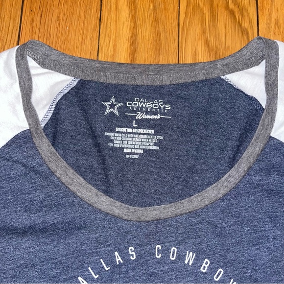 Dallas Cowboys Authentic Womens T Shirt NWOT A - Picture 3 of 4
